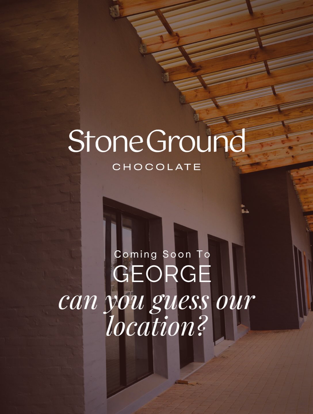The StoneGround Chocolate café building in George